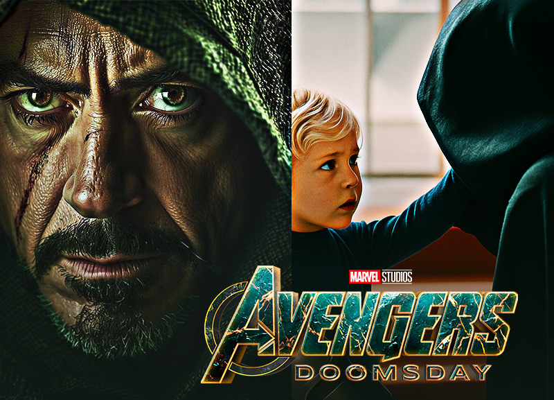 MarvelSpoiler's tweet image. Se revela que Robert Downey Jr. si era el que estaba bajo la capucha en la escena post créditos de #AvengersDoomsday 

Obviamente este es un fragmento de la pelicula.