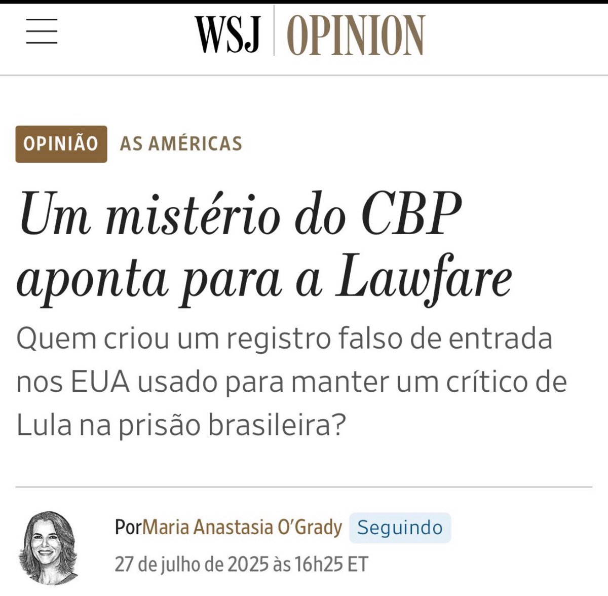 anapaulahenkel's tweet photo. Há mais de um ano, reportamos quase diariamente todos os detalhes do caso Filipe Martins. 

Depois da bomba do editorial do WSJ de hoje, falei por mais de 20 minutos com uma pessoa muito próxima do Secretário de Estado Marco Rubio - e mais detalhes não conhecidos da oitiva de Filipe Martins desta semana foram reportados.

Vou repetir o que digo há algum tempo: Filipe Martins vai expor as vísceras da atual ditadura no Brasil. 

Os carrascos do atual regime brasileiro não sabem onde se meteram. Se a coisa é “de máfia”, como ouvi de um congressista americano, serão tratados como tal. 

Tudo será exposto. Cada um de vocês terá o nome marcado nas páginas obscuras da história.