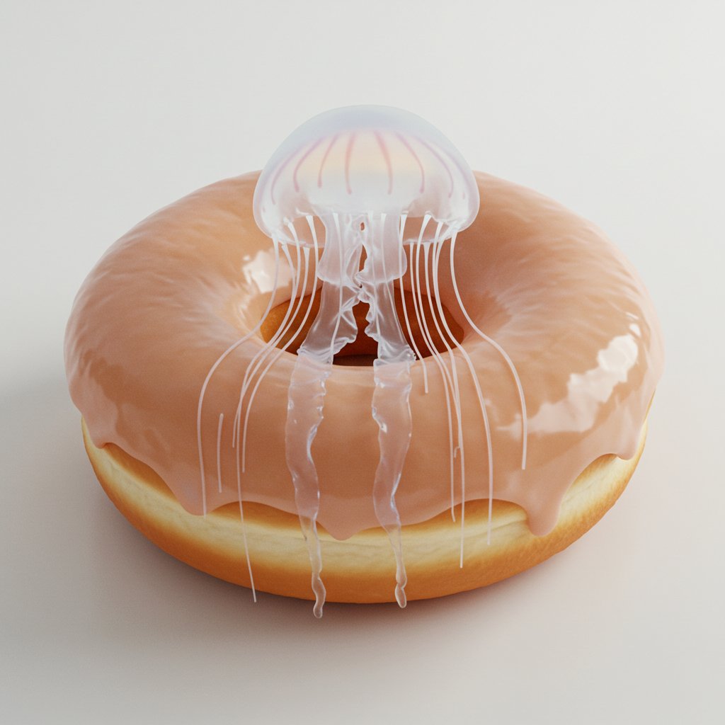 NftSizzle's tweet image. &quot;Jellyfish Doughnut&quot;

#NFTSizzleRecipes
