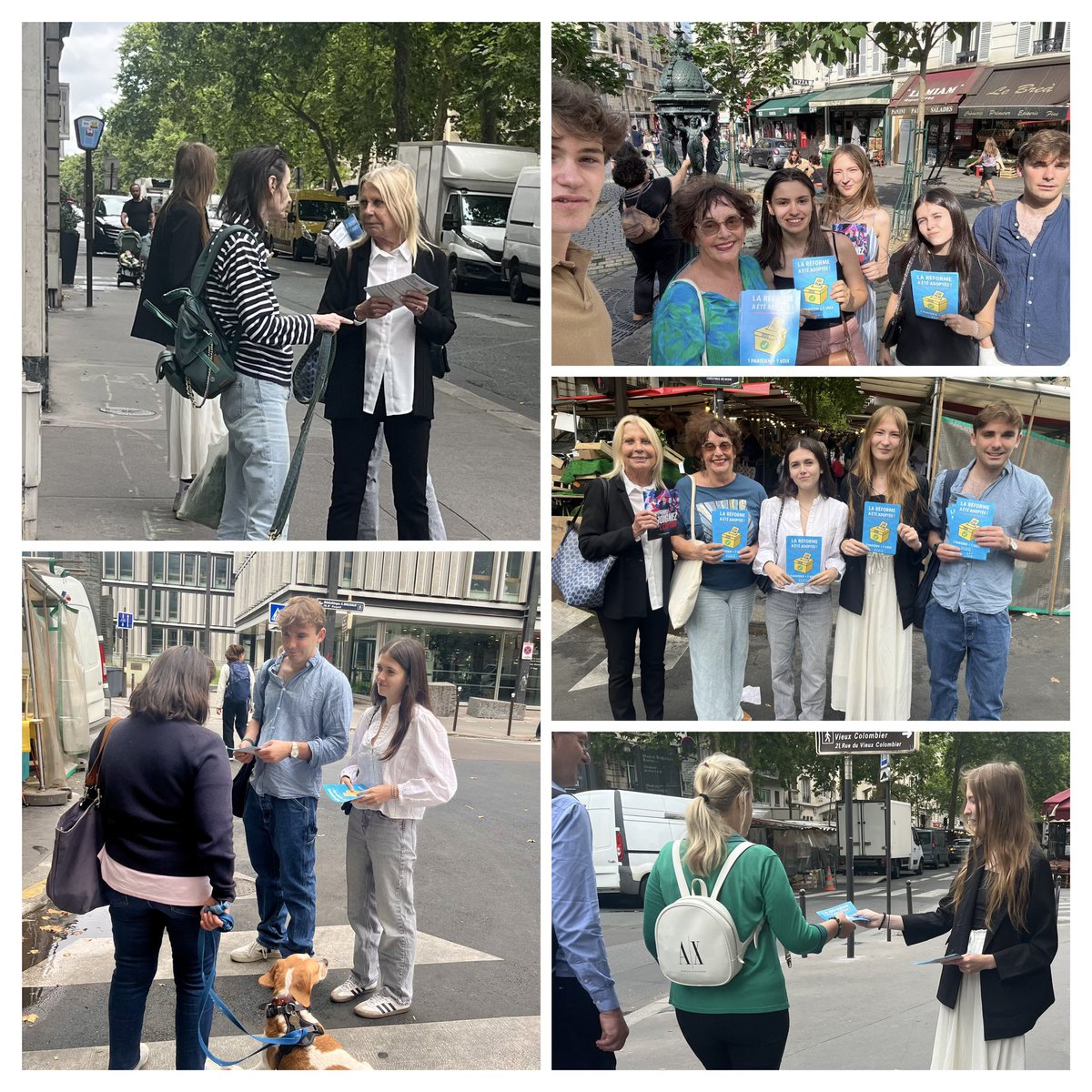 Renaissance Paris 6eme (@reparis6) on Twitter photo Samedi rue Vavin et dimanche au marché bio à la rencontre des parisiens pour échanger sur l’actualité et les municipales. En 2026 grâce à la loi PLM, les parisiens éliront le maire de Paris au suffrage direct. 👏🏼🙏🏻<a href="/SylvainMaillard/">Sylvain Maillard</a> <a href="/Amiel_David_/">David Amiel</a> <a href="/JeanLaussucq/">Jean Laussucq</a> Samedi rue Vavin et dimanche au marché bio à la rencontre des parisiens pour échanger sur l’actualité et les municipales. En 2026 grâce à la loi PLM, les parisiens éliront le maire de Paris au suffrage direct. 👏🏼🙏🏻<a href="/SylvainMaillard/">Sylvain Maillard</a> <a href="/Amiel_David_/">David Amiel</a> <a href="/JeanLaussucq/">Jean Laussucq</a>