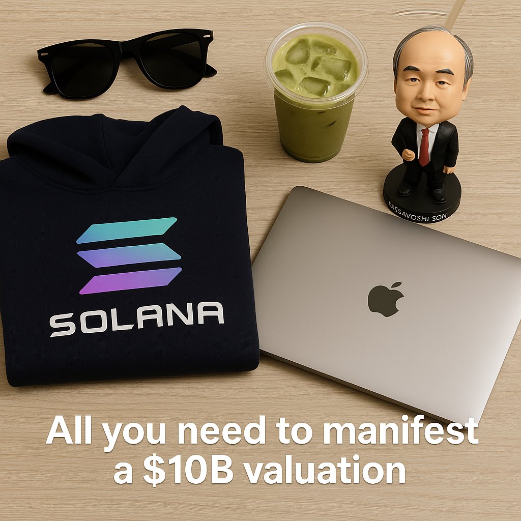 PeaceOnThee's tweet image. “All you need to manifest a $10B valuation.”
Optional: product, revenue, reality.