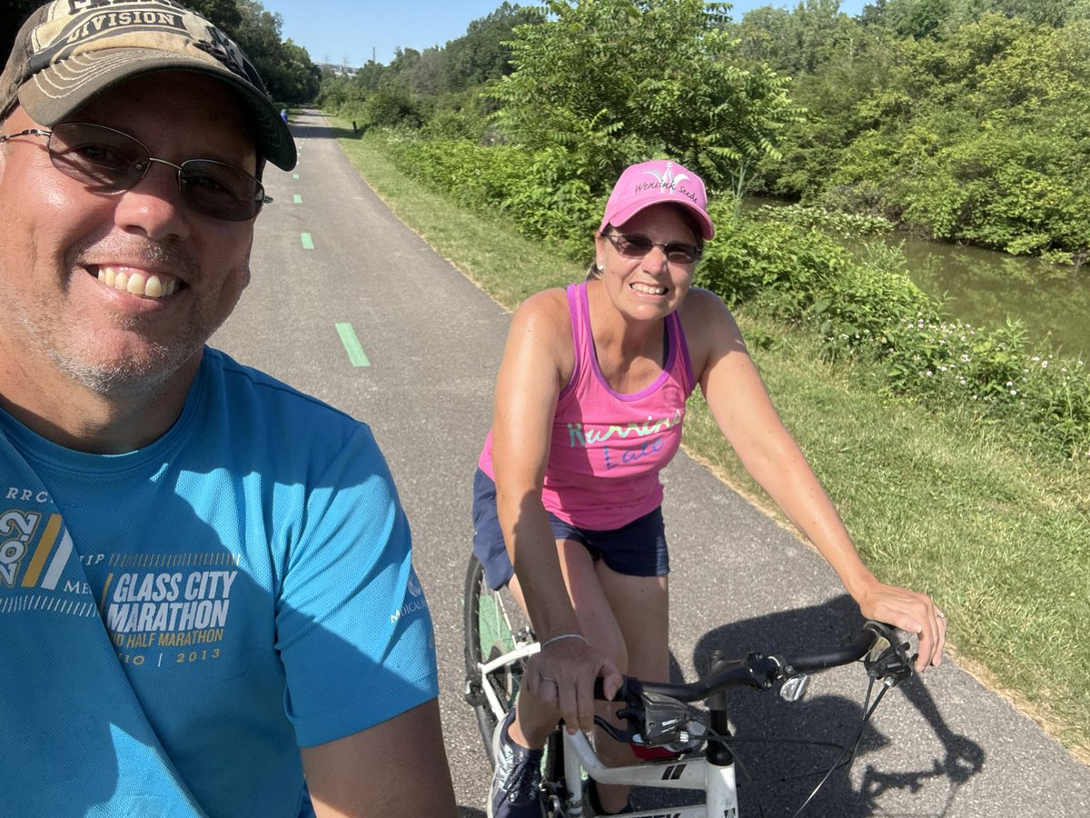 thebriansmith's tweet image. Independence Ohio to downtown CLE and back on the Bicycles because I need to get my pent up race car driving energy out. #goyankees