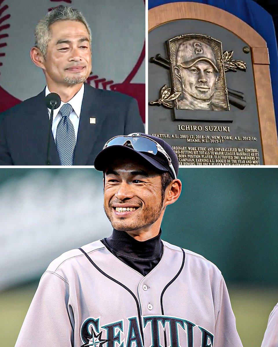 Ichiro Suzuki becomes the first Japanese-born player to be inducted into the National Baseball Hall of Fame 👏