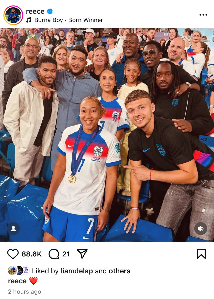 ChelseaInPhotos's tweet image. Reece James on IG 📸💙💙