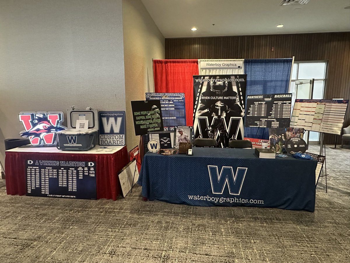 Brad Turner (@coachbradturner) on Twitter photo OCA Clinic in Tulsa.
Oklahoma Coaches Association
Booth 62B
Come by and see us!!
<a href="/OklahomaCoaches/">Oklahoma Coaches Association</a> <a href="/waterboy_tx/">Waterboy Graphics</a> OCA Clinic in Tulsa.
Oklahoma Coaches Association
Booth 62B
Come by and see us!!
<a href="/OklahomaCoaches/">Oklahoma Coaches Association</a> <a href="/waterboy_tx/">Waterboy Graphics</a>