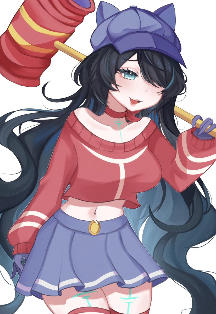 Calvenen's tweet image. Hit Soft?
Hit Hard?
You know what kind of game this is, right?
#MakinArchive art by @luciaya_0