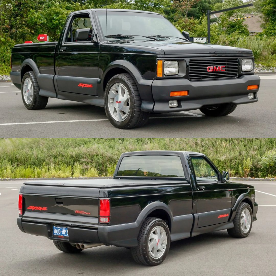 Bringatrailer's tweet image. This 1991 GMC Syclone is one of 2,995 examples produced for the model year, shows 9k miles, and it's listed now on BaT!
bringatrailer.com/listing/1991-g…