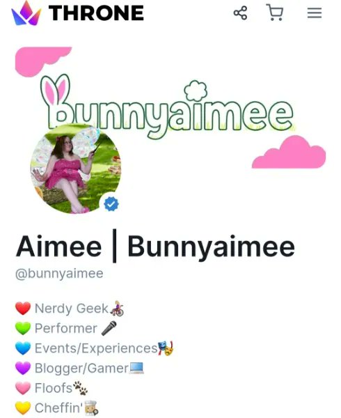 Bunnyaimee's tweet image. Check out my @official_throne wishlist! I'm updating periodically, there's no obligation but I appreciate you popping by! 👑 throne.com/bunnyaimee/wis…