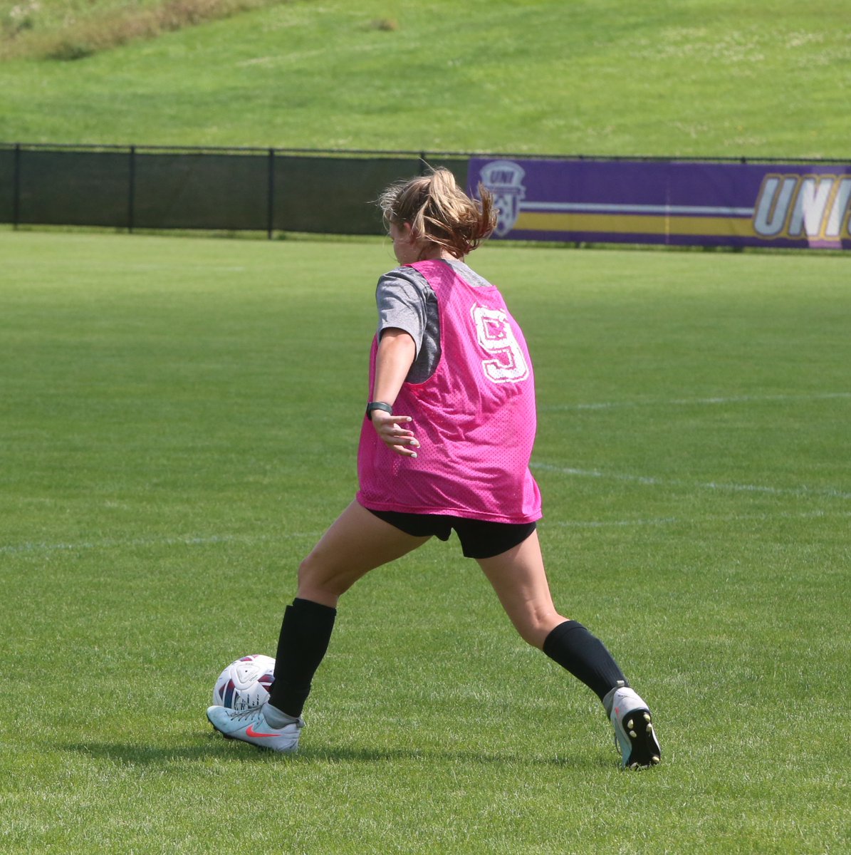 A warm one today, but a great day on campus for our annual High School ID Camp! ⚽ 

#EverLoyal | #1UNI