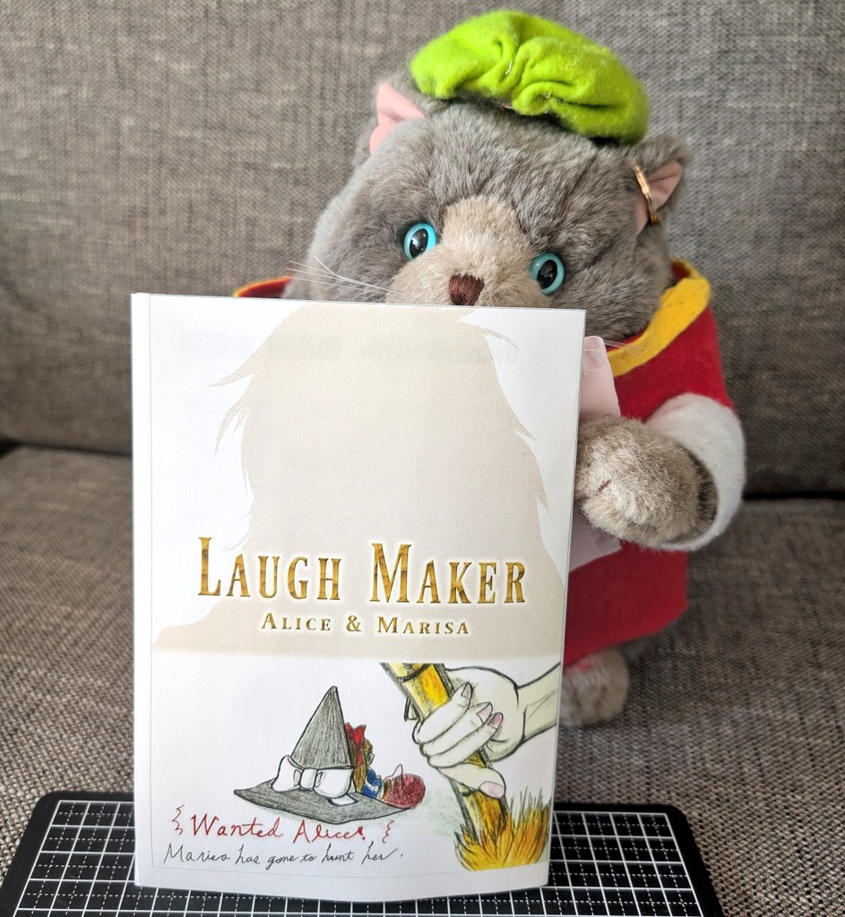 【秋例はサークル参加😼】
マリアリ漫画+その登場人物の合同本の
新刊を出します！
※三魔女祭のプレ新刊の完成版です

💫執筆者一覧💫
にはたつ、雨無宙狐東槻、あちゃも。
アンコウ1999、もふすけ