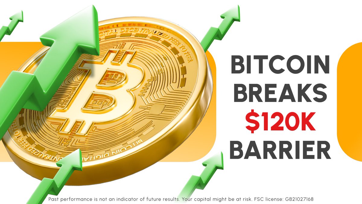 SmartSTP's tweet image. At its peak, #BTC hit $122,530, boosted by #ETF inflows and growing bets on regulatory clarity in the U.S.
Stay tuned for pivotal news! 

Consider exploring new potential #trading opportunities with smartstp.com
.
.
Your capital might be at risk
FSC license: GB21027168