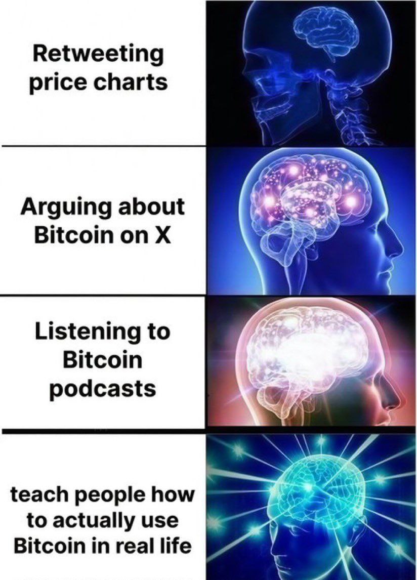 dextrade_'s tweet image. Levels of Bitcoin Mastery 🧠⚡
📉 Retweet charts
🗣 Argue on X
🎧 Listen to podcasts
🚀 But the real alpha? Teaching others how to use it in real life.
Time to level up.
Start trading, learning, and teaching — with Dex-Trade
#Bitcoin #CryptoEducation #HODL #RealAdoption…