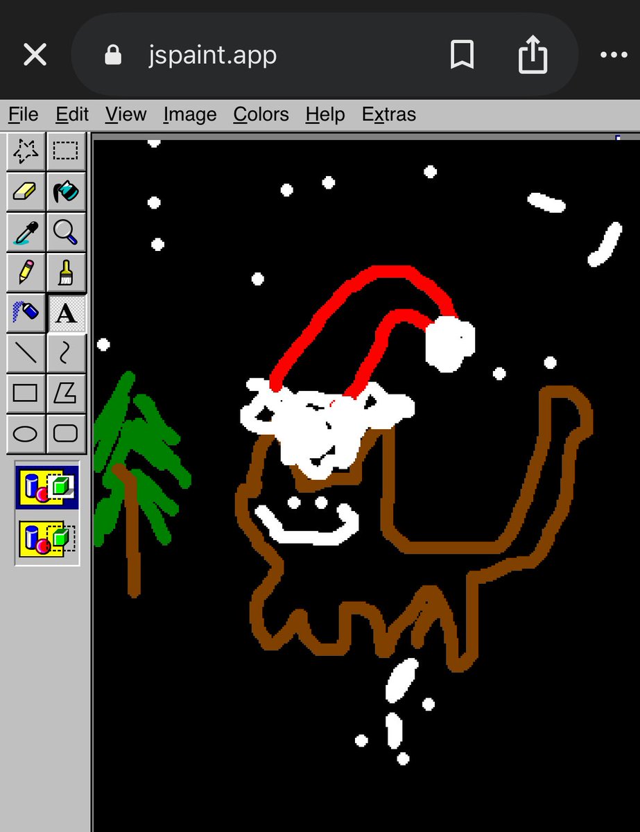 siMMer__92's tweet image. You guys, the gizlers chat is doing a contest drawing Gizmo on your phone with your finger, in under a minute!

Takin submissions now!

Here&apos;s mine!

He&apos;s gizing in the snow with a Santa hat on!
🌈🌎☮️