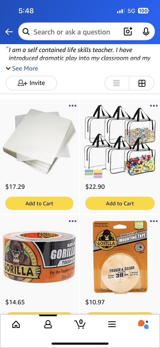 MrsHarding12's tweet image. Hey y’all!
My name is Brittany. I’m a self contained sped teacher in Texas. I teach grades K-4th life skills.
We love learning through hands on activities and play.
Drop your list and introduce yourself.
#AdoptATeacher #clearthelist #clearthelist2025
amazon.com/hz/wishlist/ls…