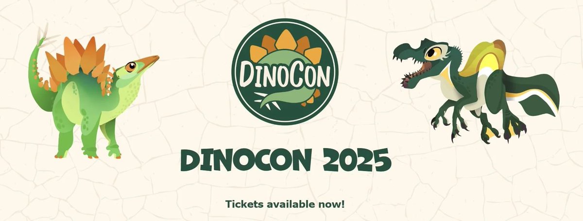 Berlography's tweet image. Don't think I've mentioned it before, but I am going to this years DinoCon! Not as a vendor...but I will be there and am quite excited!