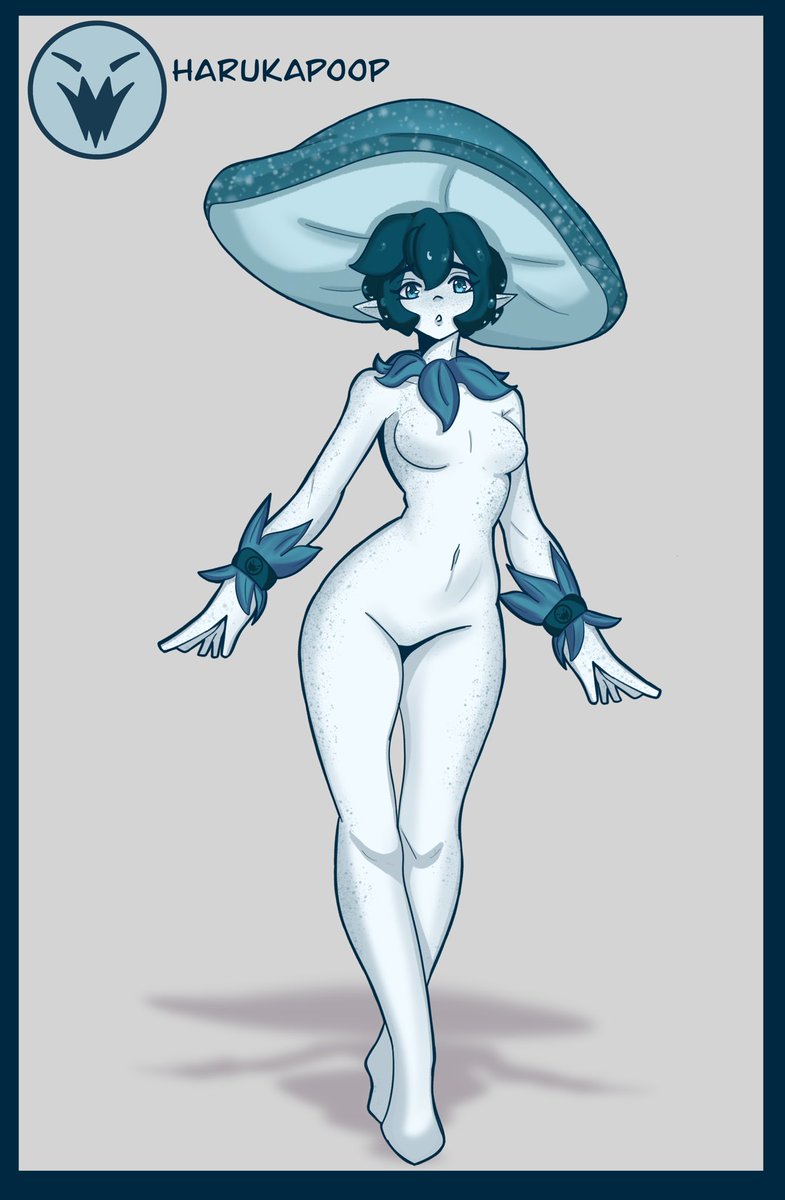 HarukaPoop's tweet image. Mushroom girl for @Koel_Hellion