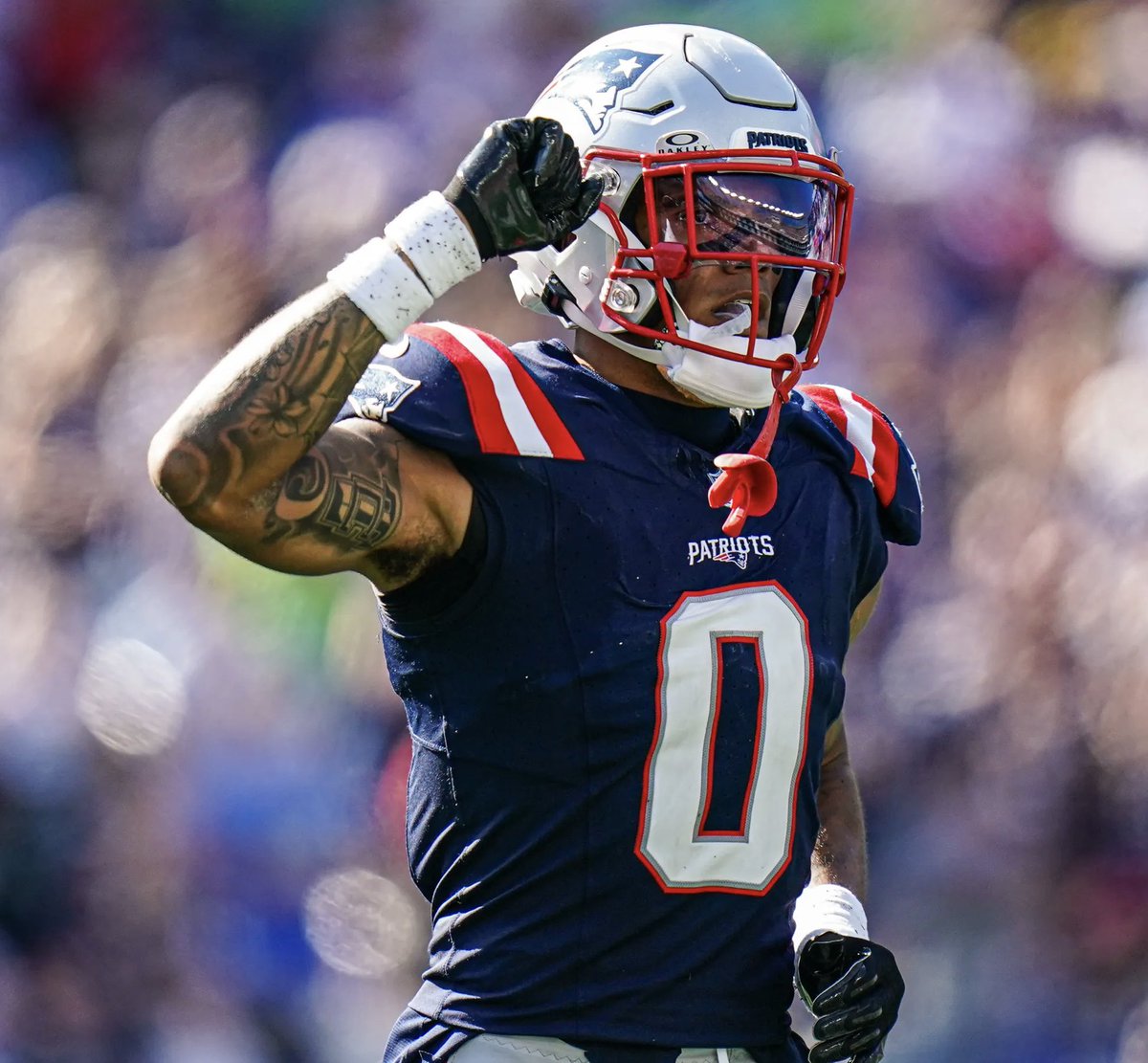MLFootball's tweet photo. True or False: #Patriots CB Christian Gonzalez is the best cornerback in the #NFL right now…? https://t.co/kmosJ3cBWa