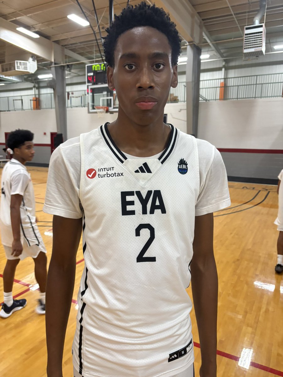 MathurineAgency's tweet image. Jeremiah Evans 6’9 F 2028 EYA
Liked the flashes and potential he’s shown on the weekend. Back that with EYA coaching and development they have a project with high upside on there hands. Soft touch around the rim, alters shots well and picked up a lot of blocks on jumpers.