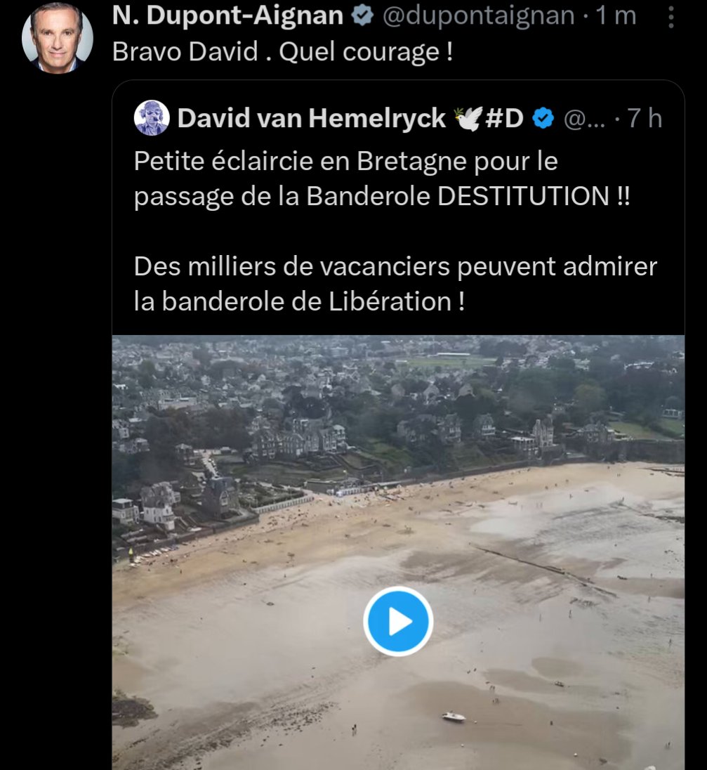 vinceflibustier's tweet image. Je me demandais souvent qui peut suivre, encourager, voire financer depuis 10 ans l&apos;autre zozo avec son avion et sa banderole Hollande puis Macron démission.

J&apos;ai ma réponse.