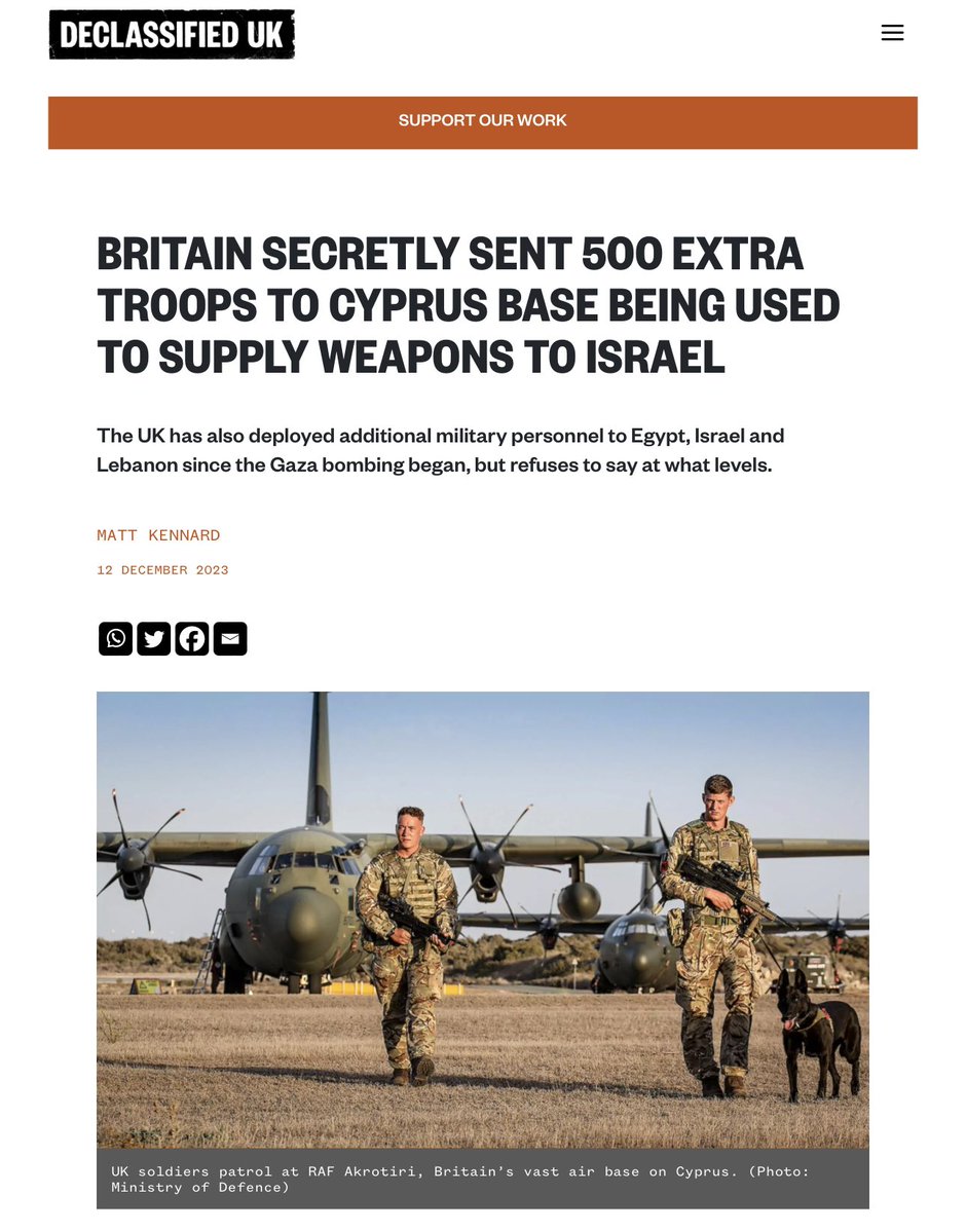I exposed this in December 2023

18 months later, not a single word about it has ever appeared in a UK newspaper

Establishment journalists are complicit in the genocide