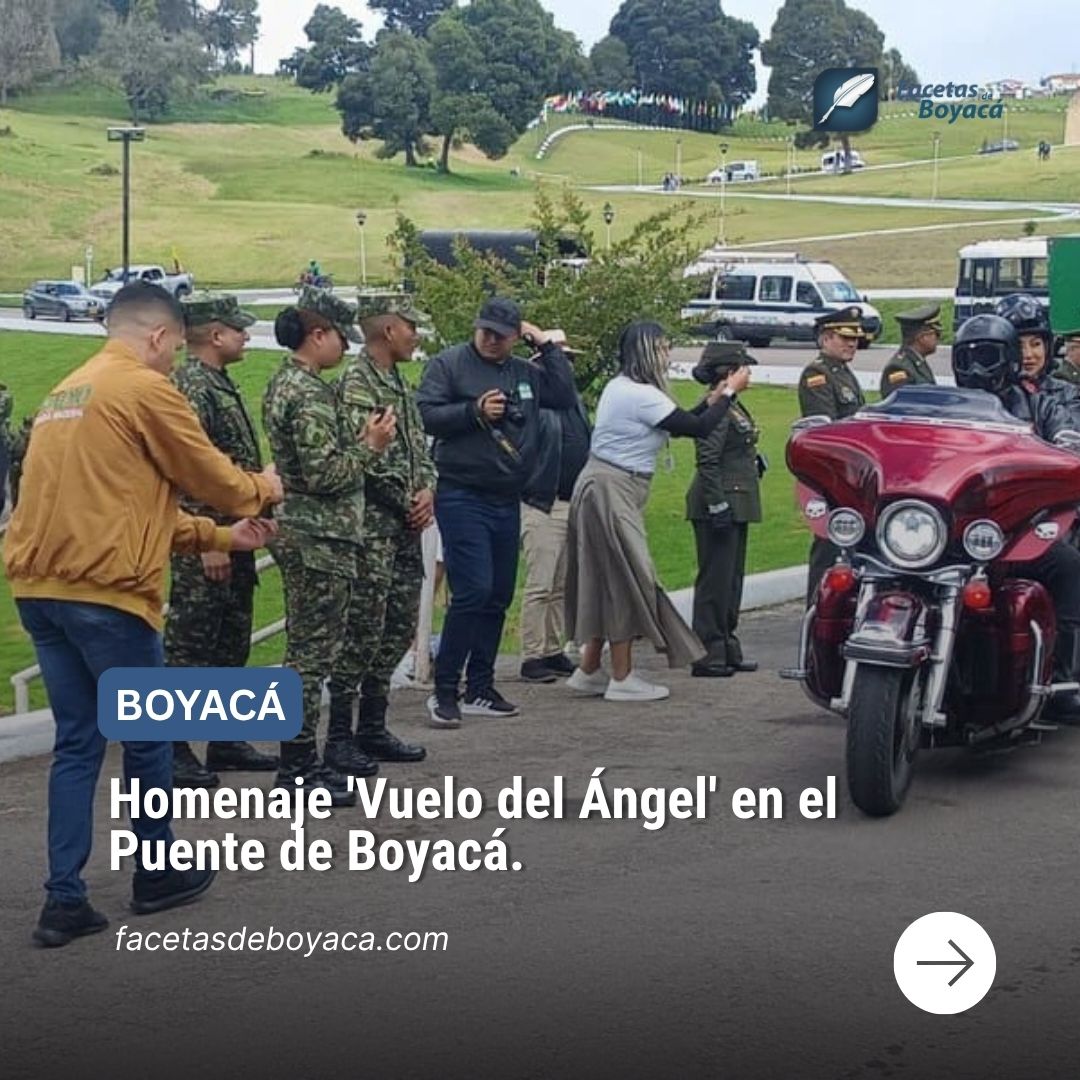 facetasdeboyaca's tweet image. Homenaje 'Vuelo del Ángel' en el Puente de Boyacá.
Conoce todos los detalles 👇
facetasdeboyaca.com/homenaje-vuelo…