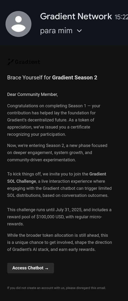 LEONARDOOCS's tweet image. Guys, there's an email going around about the DePIN @Gradient_HQ project. That email is a SCAM! Do not engage with it! Stay safe!
Thank you @So16Fbio to alert me!