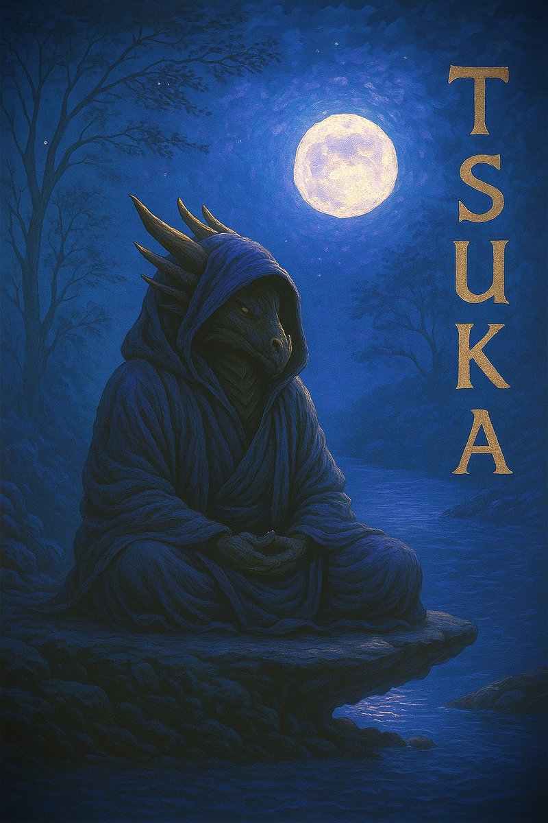 TheFifthFlame's tweet image. GN, Sangha. 🐉🌕💤

May the moonlight bathe your spirit in clarity and quiet strength.  

As dreams cradle your mind and stillness renews your essence.  

Remember, $TSUKA is the guardian of our journey, keeper of the fire within.
