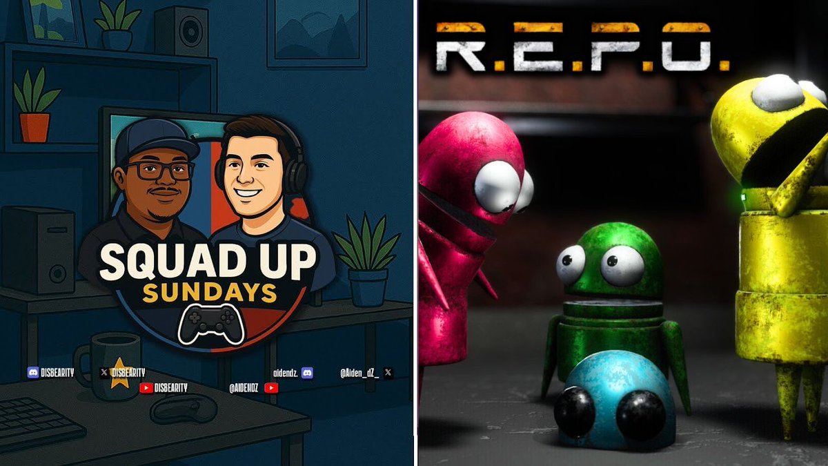 Disbearity's tweet image. Live now!
Title:
Squad Up Sunday! w/@AidendZ | I Love, I Love Its REPO TIME
Link:
youtube.com/live/A3Pw04UP_…
