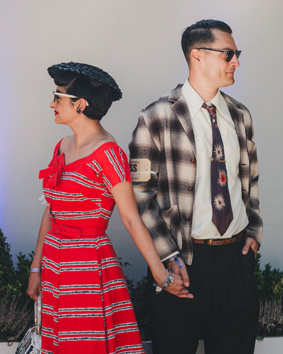 goodwoodrevival's tweet photo. Which era will be inspiring your #RevivalStyle look this year? '40s, '50s or '60s? We're only seven weeks away from the big weekend so if you've not started looking for your outfits yet, take some inspiration from these couples and the brilliant @goodwoodrevivalstyle channel. We can't wait to see which decade you all go for.