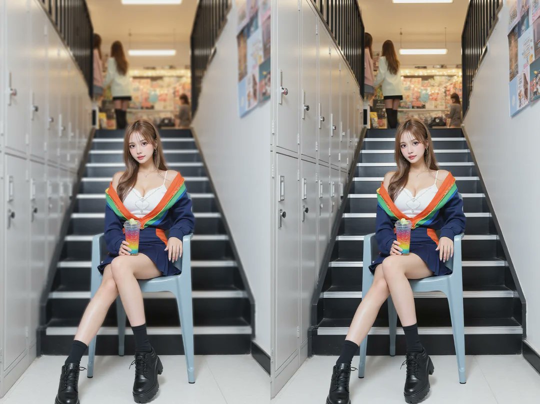 再给大家的AIGC工作流里来两个工具级别的LoRA——背景模糊和背景清晰LoRA

没错这两个LoRA是相对的，可以让图片的背景变模糊或者变清晰，适合用来模拟大光圈虚化效果或者将原本模糊的背景变清晰。

背景模糊LoRA：civitai.com/models/1809726
背景清晰LoRA：civitai.com/models/1812015
