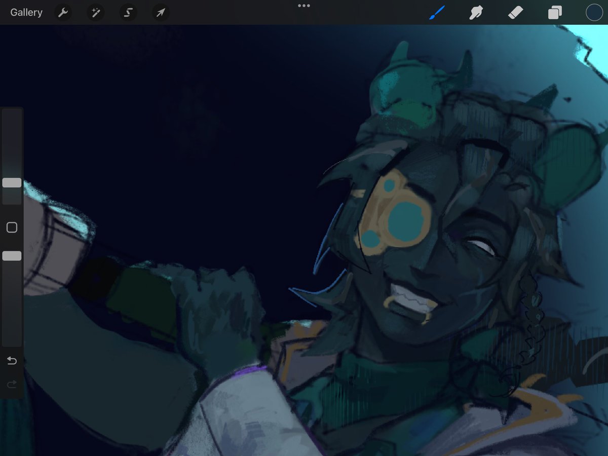 DORIKAN4's tweet image. I’ve finished so few arts with Scythe that I’m afraid I wont finish this one either…
