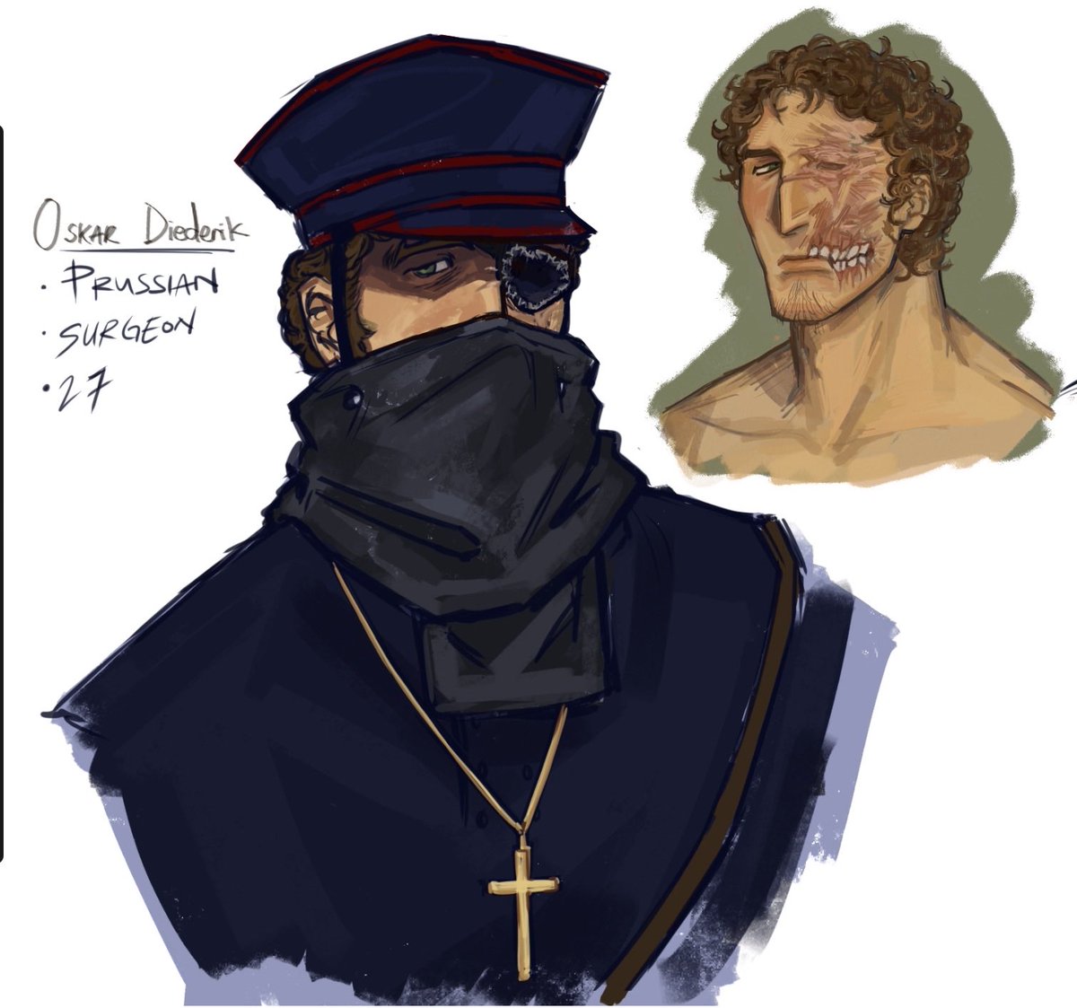 kiwi_w13's tweet image. gnb ocs for whoever thats interested... #gutsandblackpowder #gnb #gutsandblackpowderoc