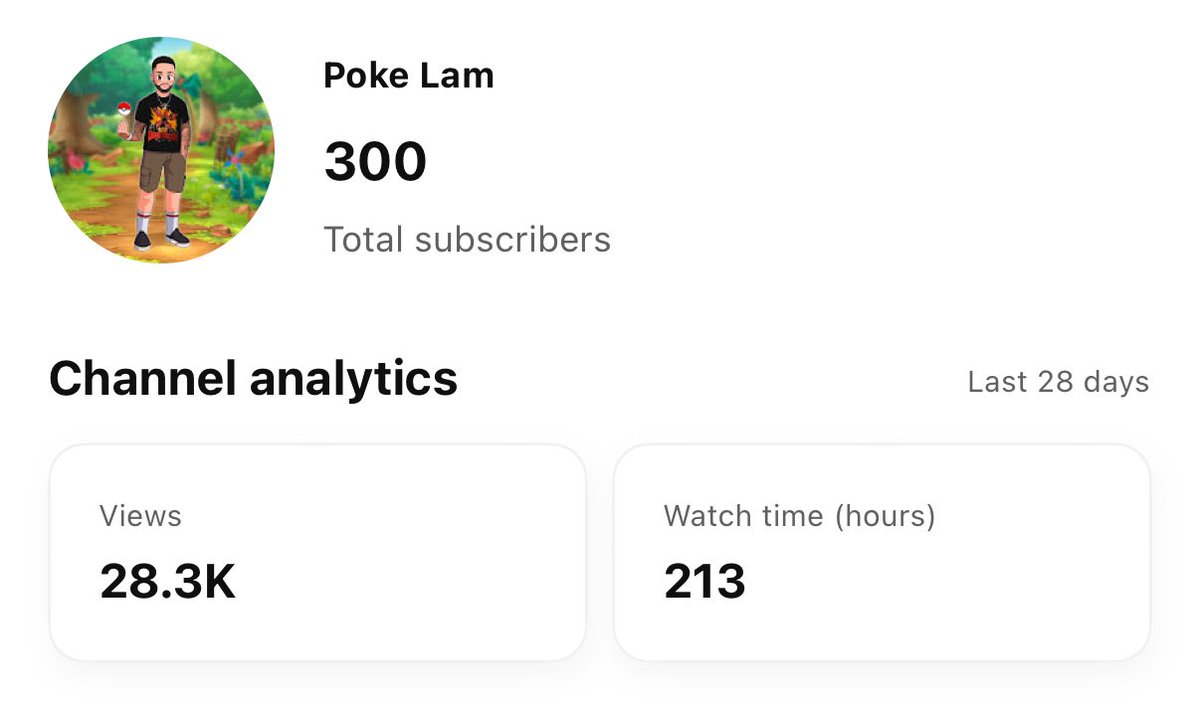 Over 5 months deep into uploading daily short form content and over 3 months uploading long form content twice a week and I’ve just hit another milestone. 30% of the way there to my big goal of 1k subscribers! 

Thank you to anybody who takes time out of your day to watch me ❤️
