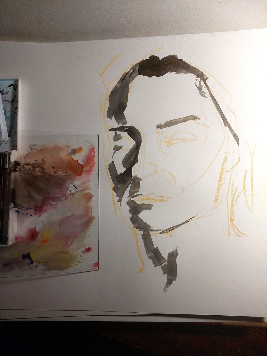 kefirahhla's tweet image. tell me you forgot how to use watercolors without telling me