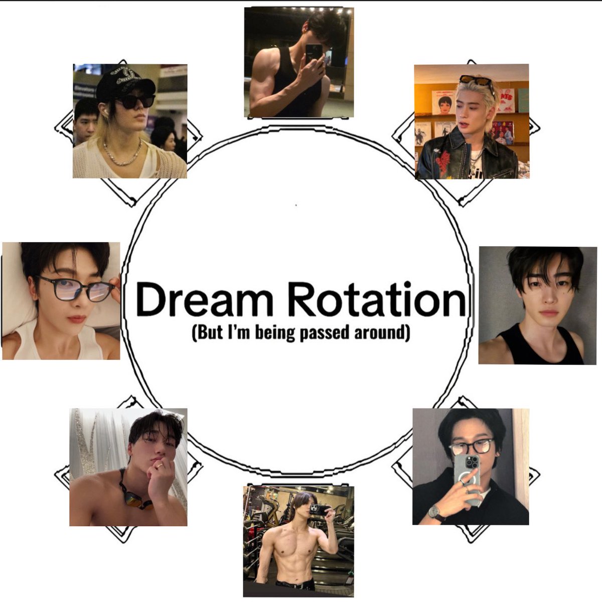 MRKST4RR's tweet image. me n oomfs dream rotation reveal 🤤