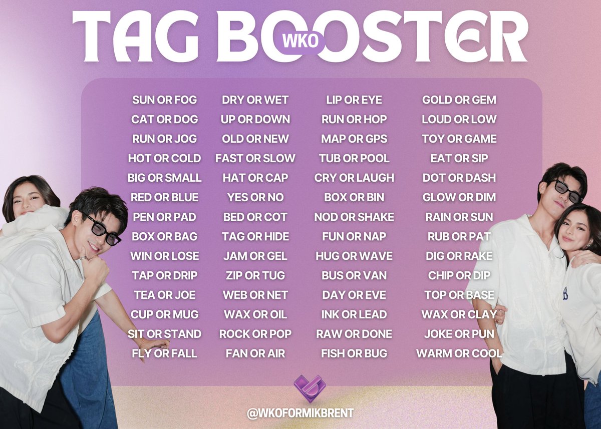 wkoformikbrent's tweet image. — WKO Tag Booster Two —
Goal: One Thousand replies
Be reminded of our TP rules. - no numbers - no emojis - no all caps - at least three words per tweet
Engage, MENTies.
JOY DELIVERED WITH MIKBRENT
JOY DELIVERED WITH MIKBRENT
#WeDeliverJoy