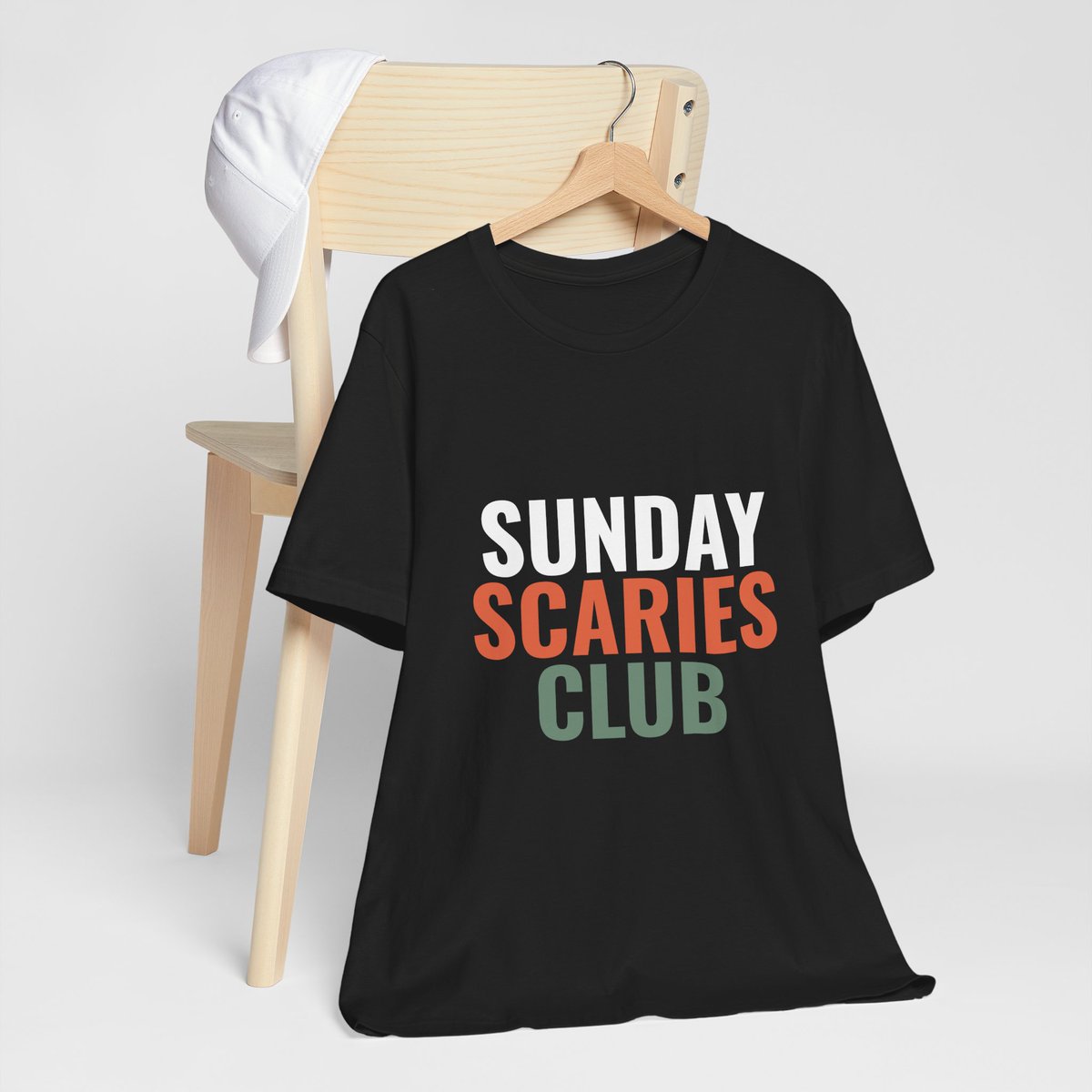 karintoxzenbyte's tweet image. Feeling those pre-Monday jitters? You&apos;re not alone! Our &quot;Sunday Scaries Club&quot; tee is here to remind you that it&apos;s okay to overthink, as long as you do it in style. 😉 Perfect for cozying up or a laugh with friends.

#SundayScariesClub #AnxietyHumor #Overthinking #FunnyTees