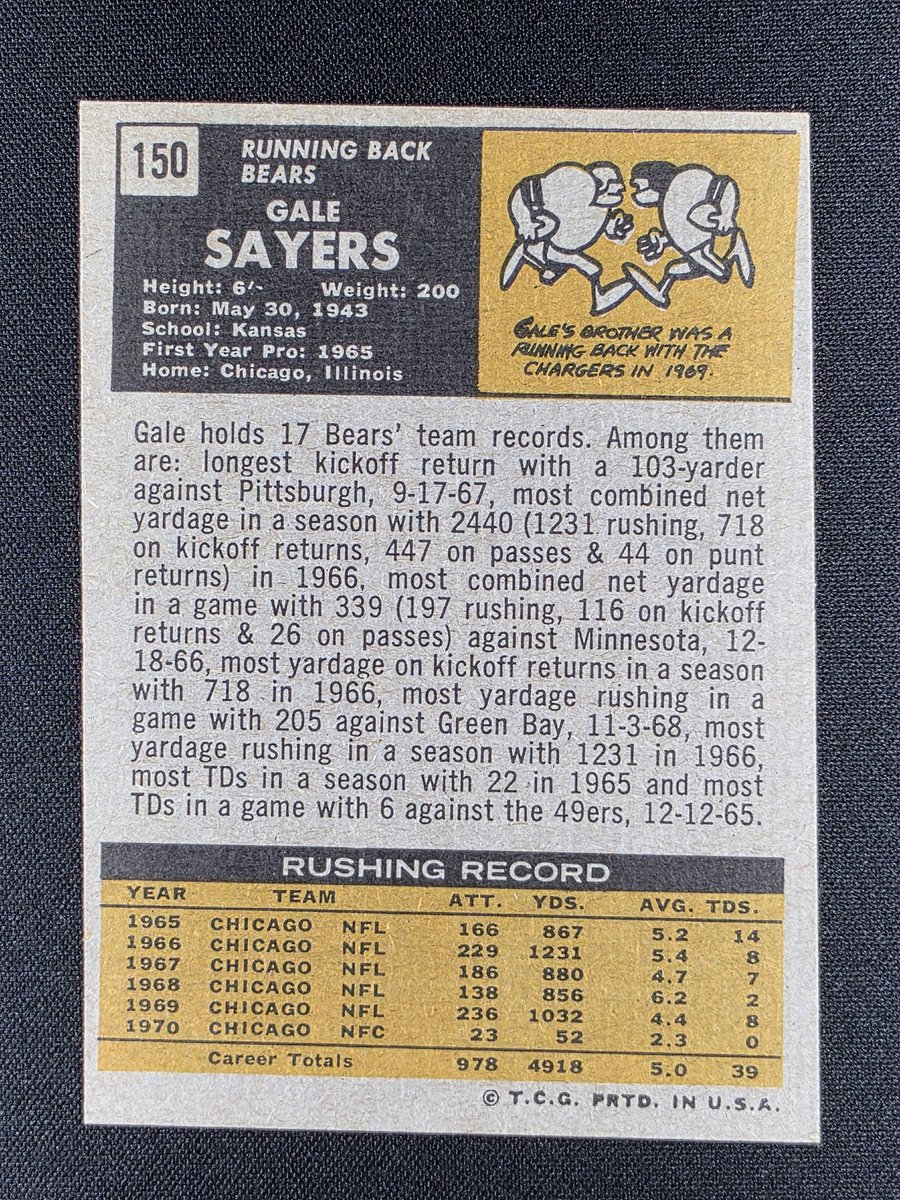 💰 $20 💰

Gale Sayers 1971 topps

💥 #tankstax 💥
📬 $5 flat shipping 📬
🚀 Sale ends 7/31!  🚀