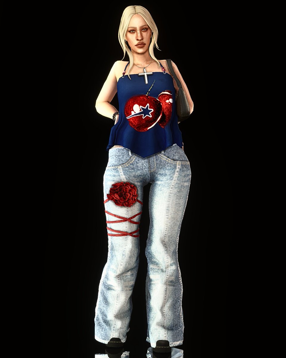 ghostsimsz's tweet image. ⊹ ࣪ ˖ some romy outfits