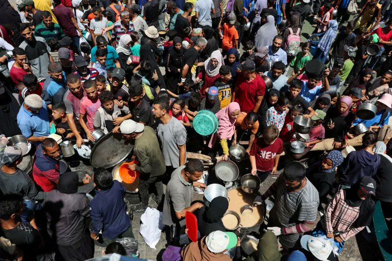 CRYPTOVYSION's tweet image. They said it outright: “No electricity, no food, no water.”  
The world heard it. And the world let it happen. 

What we’re witnessing is not a humanitarian crisis born of chaos. It’s the result of deliberate strategy: denying aid, criminalizing hunger, and targeting distribution…