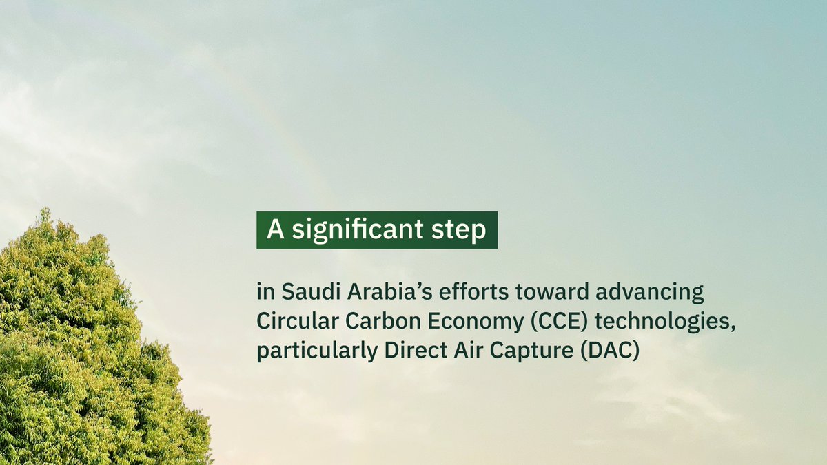 MoEnergy_Saudi's tweet image. Direct Air Capture (DAC) testing unit – a significant step in Saudi Arabia’s efforts toward advancing Circular Carbon Economy (CCE) technologies.