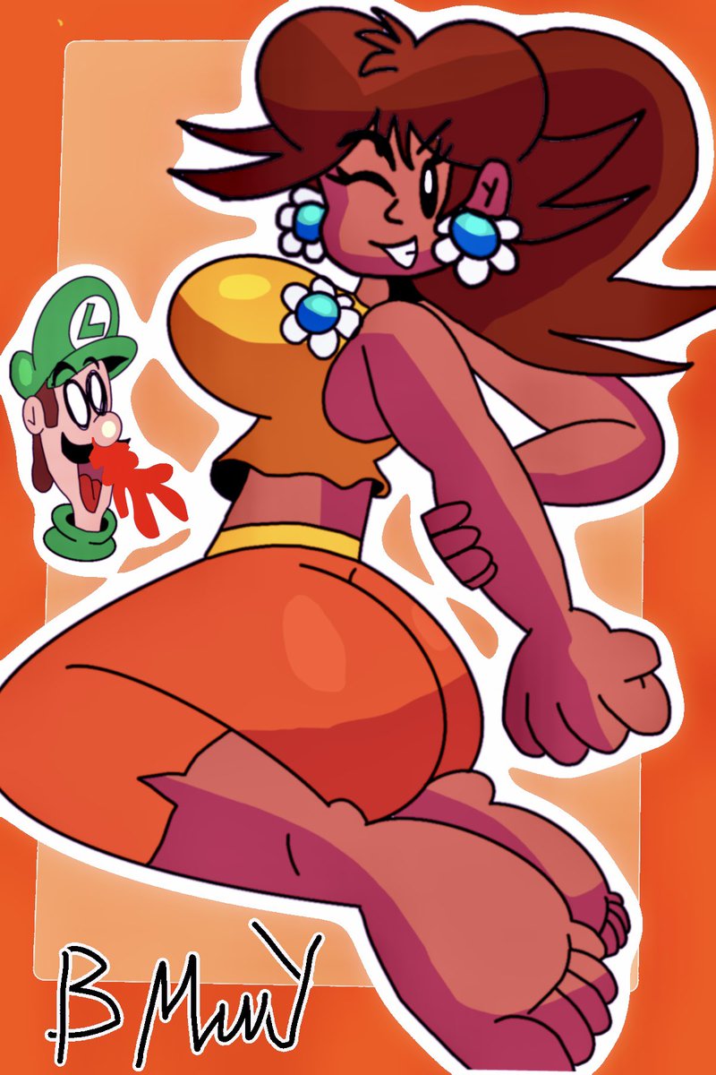 SMB12707's tweet image. Daisy’s been working out #PrincessDaisy #Luigi