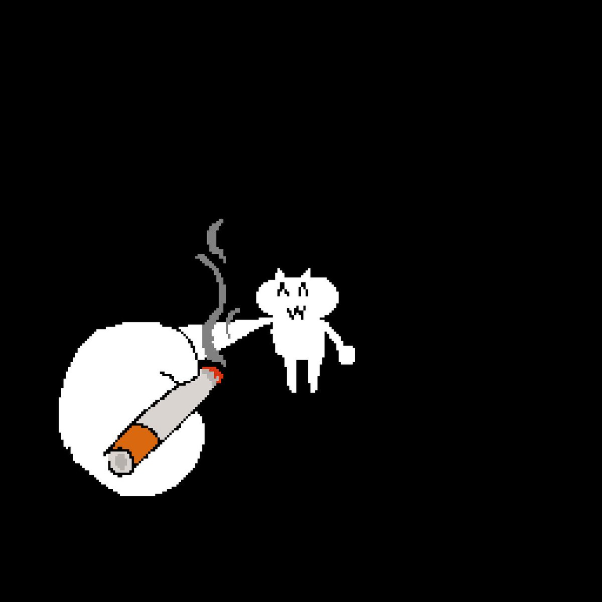NEKOLTD's tweet image. u wan a ciggie?