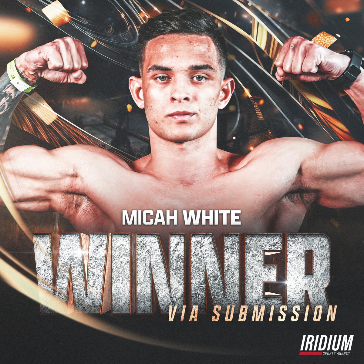 TeamIridiumISA's tweet image. 🚨 That&apos;s now 3️⃣ straight finishes in the cage for #TeamIridium ace @micahdynamite, who ups his record to 4-1 with another big win at @FuryFightingTX 📈 #TheDarkside