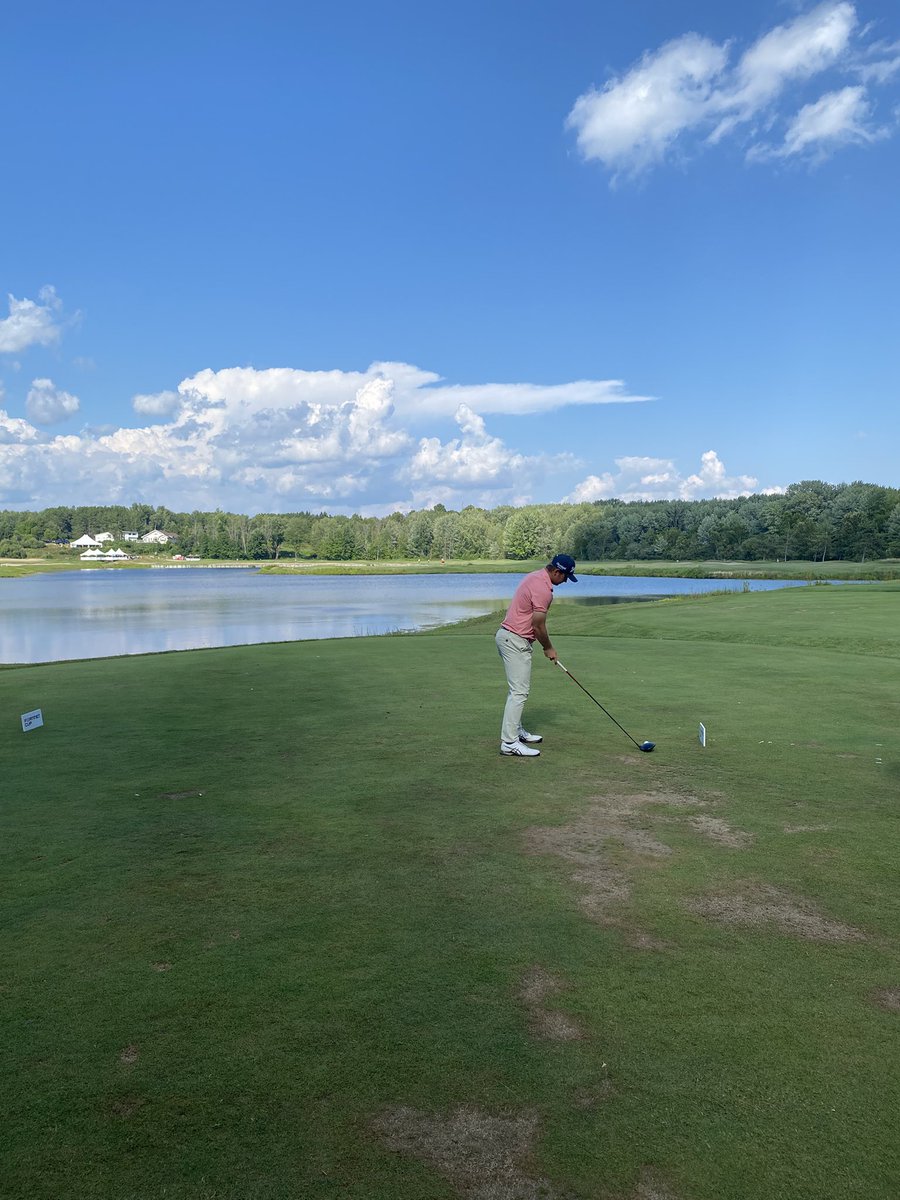 TheSuperAJ's tweet image. Great day at the Commissionaires Ottawa Open at Eagle Creek. Congrats to 32 year old Brett White. He shot a 59 today to force a 3-way playoff and earned his first PGA Tour Americas win on the 2nd playoff hole.