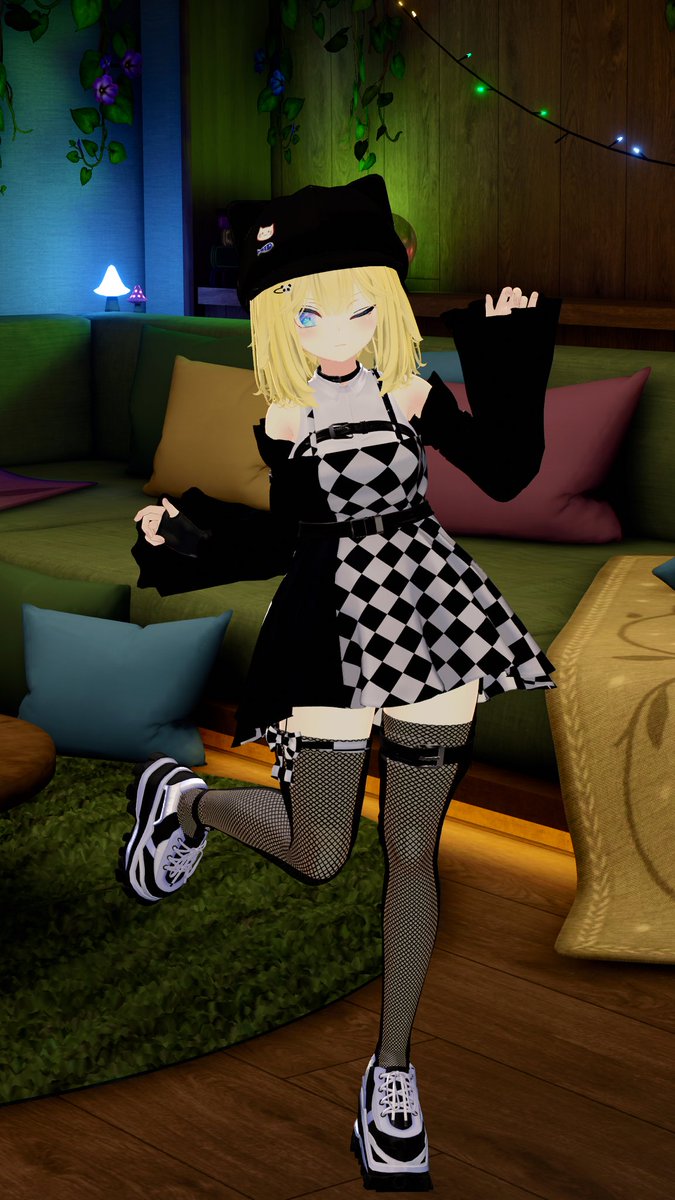 una2nv's tweet image. おはつん☀️
今日はなにするの〜？

#VRChat