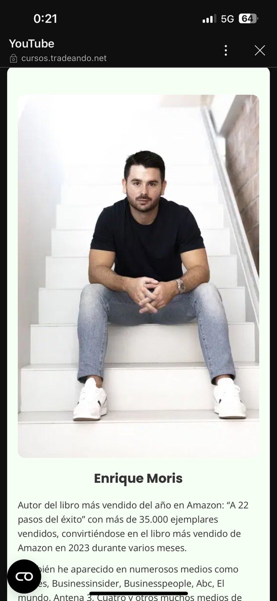 Que pesado es este tio, hasta en la sopa me sale el trader este de los cojones.