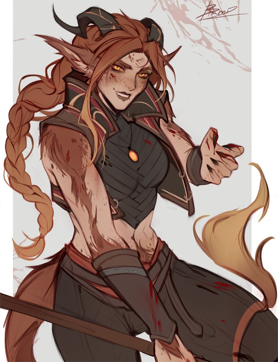 Birmit_C's tweet image. Artfight attack #15 (revenge) for @erosyiren ⚔🔥
Thank you again for drawing that amazing art with Avis &lt;3
#artfight2025