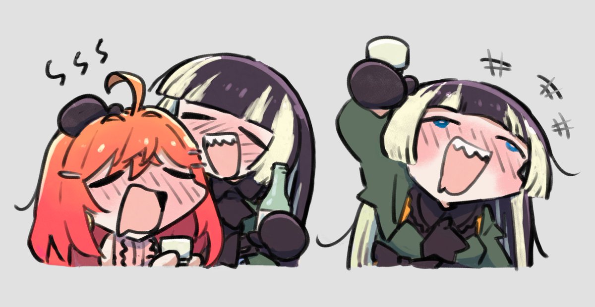 りりらでん！(泥酔) #らでん似絵 #ririkart