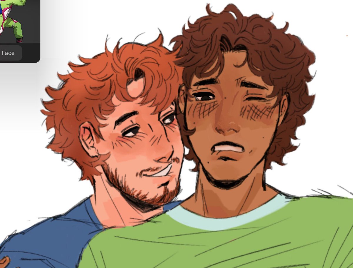 MERRCATT's tweet image. love thy homie (wip)